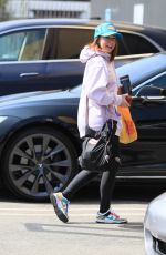 ALYSON HANNIGAN Leaves DWTS Rehersal in Los Angeles 09/19/2023