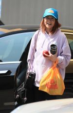 ALYSON HANNIGAN Leaves DWTS Rehersal in Los Angeles 09/19/2023