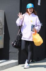 ALYSON HANNIGAN Leaves DWTS Rehersal in Los Angeles 09/19/2023