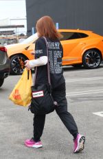 ALYSON HANNIGAN Outside DWTS Studios in Los Angeles 09/17/2023