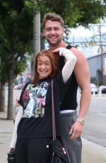 ALYSON HANNIGAN Outside DWTS Studios in Los Angeles 09/17/2023
