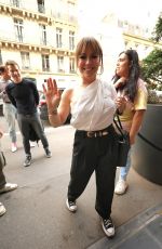 ALYSSA MILANO Arrives in Paris 09/10/2023