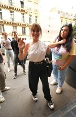 ALYSSA MILANO Arrives in Paris 09/10/2023