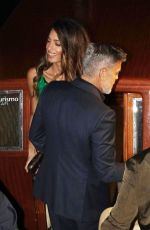 AMAL and George CLOONEY Arrives at Ristorante Da Ivo in Venice 08/29/2023