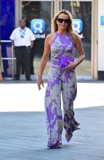 AMANDA HOLDEN Arrives at Global Radio Studios in London 09/05/2023