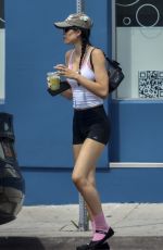AMELIA HAMLIN Out for a Matcha Drink from Community Good on Melrose 09/05/2023