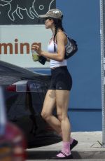 AMELIA HAMLIN Out for a Matcha Drink from Community Good on Melrose 09/05/2023