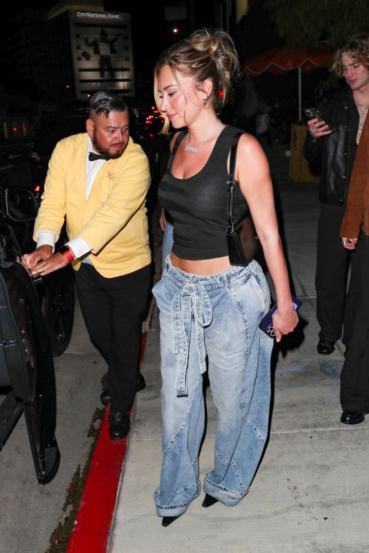 ANASTASIA KARANIKOLAOU Leaves Birdstreet in West Hollywood 09/16/2023