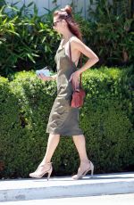 ANGELA SARAFYAN Arrives at San Vicente Bungalows in West Hollywood 09/02/2023