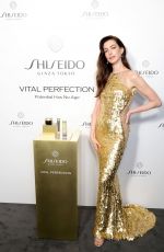 ANNE HATHAWAY at Shiseido Announces Anne Hathaway as New Vital Perfection Global Ambassador in New York 09/13/2023