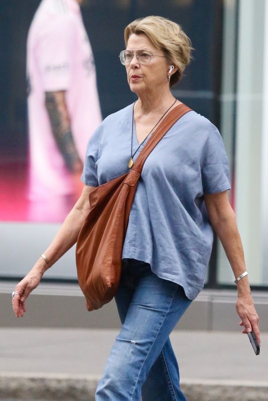 ANNETTE BENING Out and About in New York 09/08/2023