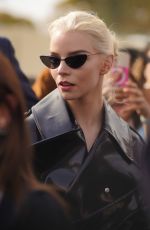 ANYA TAYLOR-JOY Arrives at Christian Dior Spring/Summer 2024 Fashion Show in Paris 09/26/2023