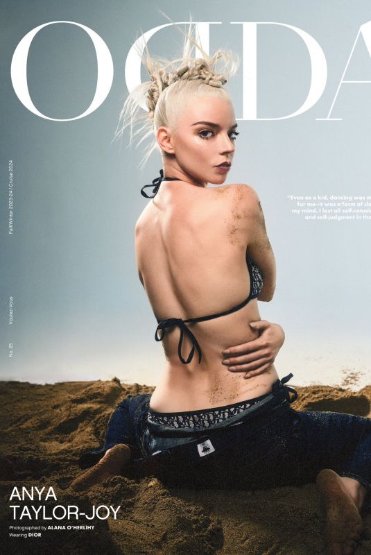 ANYA TAYLOR-JOY on the Cover Of Odda Magazine, Fall/winter 2023/24