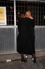ARABELLA CHI and Richie Akiva Kissing Out at The Flower Nightclub in Paris 09/26/2023