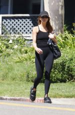 ASHLEE SIMPSON Leaves Pilates Class in Los Angeles 09/07/2023