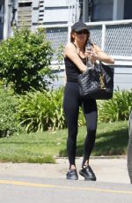 ASHLEE SIMPSON Leaves Pilates Class in Los Angeles 09/07/2023