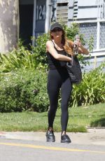 ASHLEE SIMPSON Leaves Pilates Class in Los Angeles 09/07/2023