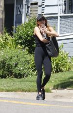 ASHLEE SIMPSON Leaves Pilates Class in Los Angeles 09/07/2023