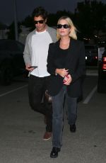 ASHLEY BENSON and Brandon Davis Out for Dinner Date at Lucky