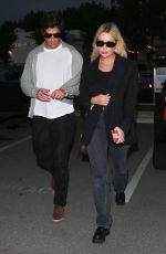 ASHLEY BENSON and Brandon Davis Out for Dinner Date at Lucky