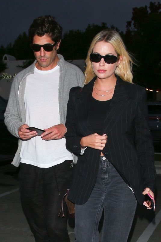 ASHLEY BENSON and Brandon Davis Out for Dinner Date at Lucky’s Restaurant in Malibu 08/31/2023