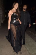 ASHLEY GRAHAM Arrives at Perfect Magazine X Valentine Party at London Fashion Week 09/18/2023