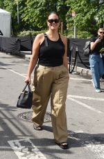 ASHLEY GRAHAM Leaves Michael Kors SS24 Show at New York Fashion Week 09/11/2023