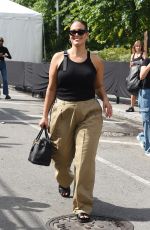 ASHLEY GRAHAM Leaves Michael Kors SS24 Show at New York Fashion Week 09/11/2023