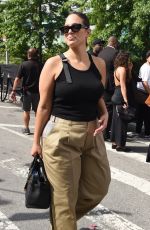 ASHLEY GRAHAM Leaves Michael Kors SS24 Show at New York Fashion Week 09/11/2023