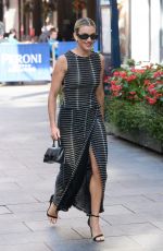 ASHLEY ROBERTS Arrives at Heart Radio in London 09/05/2023