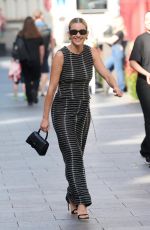 ASHLEY ROBERTS Arrives at Heart Radio in London 09/05/2023