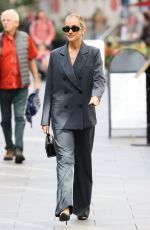 ASHLEY ROBERTS Arrives at Heart Radio in London 09/21/2023