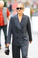 ASHLEY ROBERTS Arrives at Heart Radio in London 09/21/2023