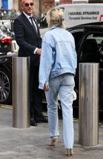 ASHLEY ROBERTS in Double DeLeaves Heart Radio in London 09/15/2023