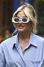 ASHLEY ROBERTS Leaves Heart Breakfast Show in London 09/08/2023