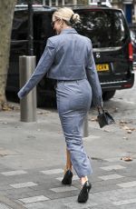 ASHLEY ROBERTS Leaves Heart Breakfast Show in London 09/18/2023