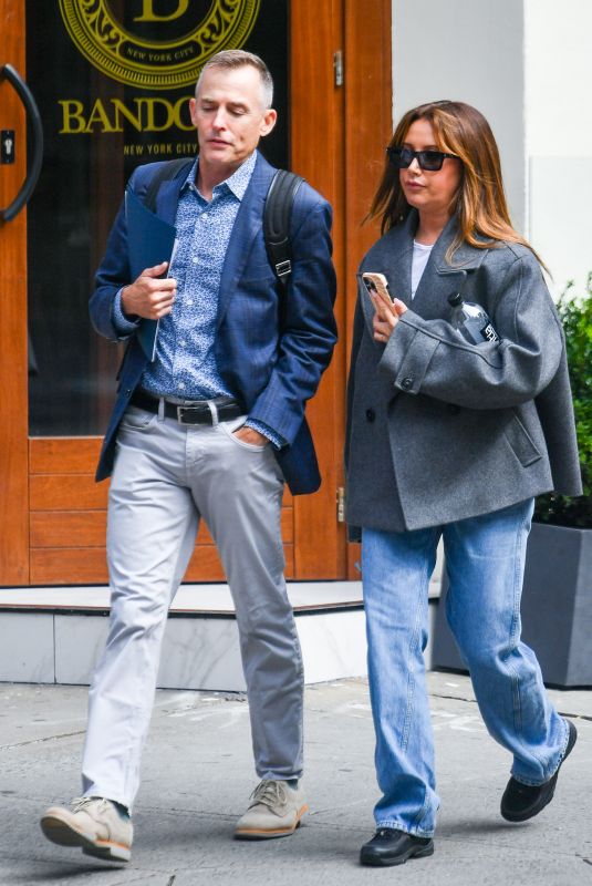 ASHLEY TISDALE Out with a Real Estate Agent in New York 09/27/2023