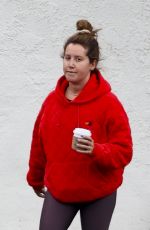 ASHLEY TISDALE Picking up Food from a Restaurant in Los Feliz 09/21/2023