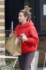 ASHLEY TISDALE Picking up Food from a Restaurant in Los Feliz 09/21/2023