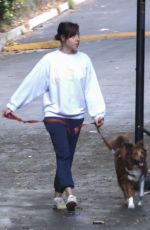 AUBREY PLAZA Out with Her Dog in Los Feliz 09/04/2023