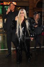 AVRIL LAVIGNE Arrives at Christian Siriano SS24 Runway Show at New York Fashion Week 09/08/2023