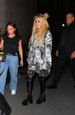 AVRIL LAVIGNE Arrives at Nylon Magazine Party at Nebula in New York 09/06/2023