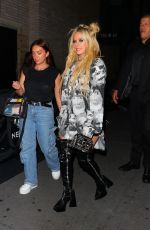 AVRIL LAVIGNE Arrives at Nylon Magazine Party at Nebula in New York 09/06/2023