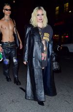 AVRIL LAVIGNE at Dion Lee Spring 2024 Show at New York Fashion Week 09/09/2023