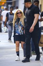 AVRIL LAVIGNE Out Shopping in New York 09/07/2023