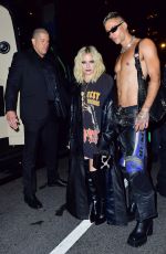 AVRIL LAVIGNE Out to a NYFW After-party with Luis De Javier in New York 09/10/2023