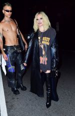 AVRIL LAVIGNE Out to a NYFW After-party with Luis De Javier in New York 09/10/2023