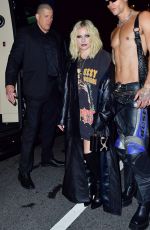 AVRIL LAVIGNE Out to a NYFW After-party with Luis De Javier in New York 09/10/2023