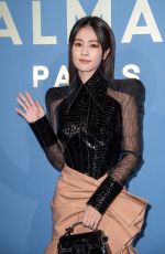 BAI LU at Balmain Spring/summer 2024 Fashion Show in Paris 09/27/2023