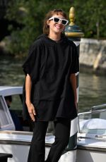BEATRICE GRANNO Arrives at Hotel Excelsior Pier in Venice 08/31/2023